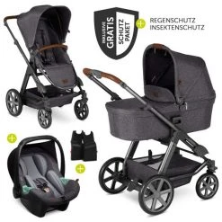 Angebote Kinderwagen Store 41 ABC Design 3in1 Kinderwagen-Set Condor 4 - inkl. Babyschale Tulip & XXL Zubehörpaket - Street