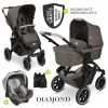 ABC Design 3in1 Kinderwagen-Set Salsa 4 Air - inkl. Babywanne, Autositz Tulip, Sportsitz und Zubehörpaket - Diamond Edition - Herb - Kollektion 2023