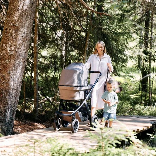 ABC Design 3in1 Kinderwagen-Set Salsa 4 Air - inkl. Babywanne, Autositz Tulip, Sportsitz und Zubehörpaket - Pure Edition - Nature - Kollektion 2023 6 ABC Design 3in1 Kinderwagen-Set Salsa 4 Air - inkl. Babywanne, Autositz Tulip, Sportsitz und Zubehörpaket - Pure Edition - Nature - Kollektion 2023 – Bild 4