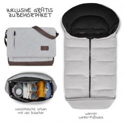 ABC Design 3in1 Kinderwagen-Set Salsa 4 Air - inkl. Babywanne, Tulip, Sportsitz, Wickeltasche & Fußsack - Fashion Edition - Mineral - Kollektion 2022 -Deutschland Kinderwagen Verkäufe 2024 abc design 3in1 kinderwagen set salsa 4 air inkl babywanne tulip sportsitz wickeltasche fusssack fashion edition mineral 12003212202 3in1 xxl zubehor d2