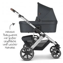 ABC Design 3in1 Kinderwagen-Set Salsa 4 - inkl. Babywanne, Babyschale Tulip, Sportsitz und Zubehörpaket - Storm - Kollektion 2022 -Deutschland Kinderwagen Verkäufe 2024 abc design 3in1 kinderwagen set salsa 4 inkl babywanne babyschale tulip sportsitz und zubehorpaket storm 12001502200 3in1 zamboo d4