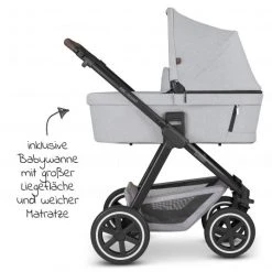 ABC Design 3in1 Kinderwagen-Set Samba - inkl. Babywanne, Tulip, Sportsitz, Wickeltasche & Fußsack - Fashion Edition - Mineral - Kollektion 2022 -Deutschland Kinderwagen Verkäufe 2024 abc design 3in1 kinderwagen set samba inkl babywanne tulip sportsitz wickeltasche fusssack fashion edition mineral 12003192202 3in1 xxl zubehor d3