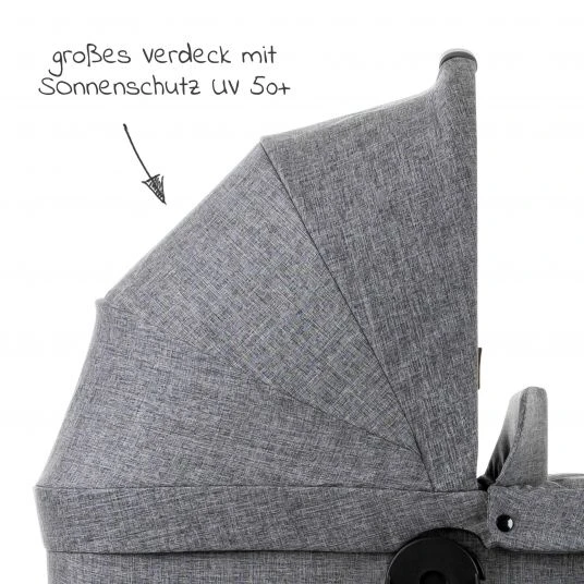ABC Design Babywanne für Buggy Flash - Woven Graphite 7 ABC Design Babywanne für Buggy Flash - Woven Graphite – Bild 5