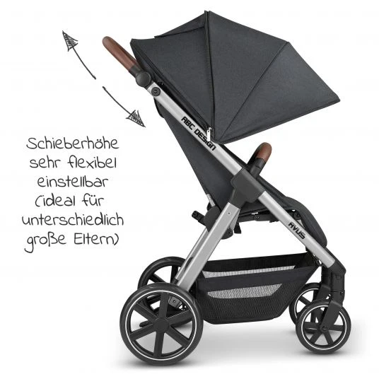 ABC Design Buggy & Sportwagen Avus mit Einhand-Faltung und höhenverstellbarem Schieber (bis 25 kg belastbar) - Storm - Kollektion 2022 5 ABC Design Buggy & Sportwagen Avus mit Einhand-Faltung und höhenverstellbarem Schieber (bis 25 kg belastbar) - Storm - Kollektion 2022 – Bild 3
