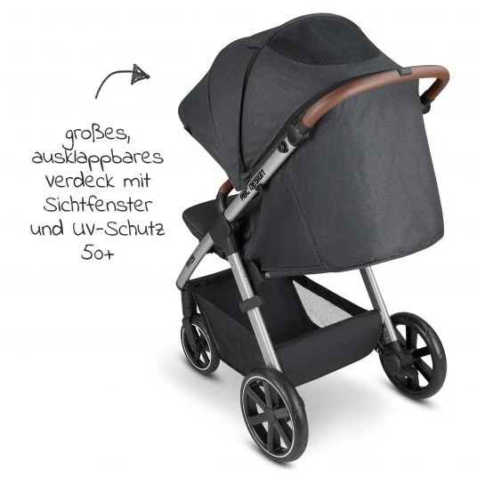 ABC Design Buggy & Sportwagen Avus mit Einhand-Faltung und höhenverstellbarem Schieber (bis 25 kg belastbar) - Storm - Kollektion 2022 6 ABC Design Buggy & Sportwagen Avus mit Einhand-Faltung und höhenverstellbarem Schieber (bis 25 kg belastbar) - Storm - Kollektion 2022 – Bild 4