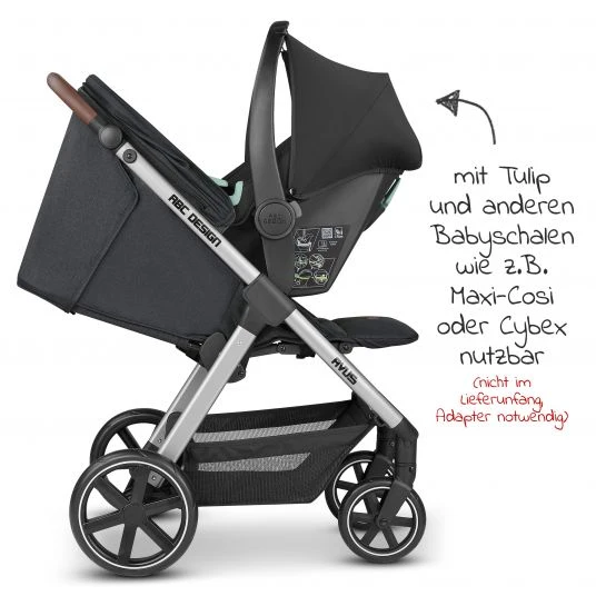 ABC Design Buggy & Sportwagen Avus mit Einhand-Faltung und höhenverstellbarem Schieber (bis 25 kg belastbar) - Storm - Kollektion 2022 8 ABC Design Buggy & Sportwagen Avus mit Einhand-Faltung und höhenverstellbarem Schieber (bis 25 kg belastbar) - Storm - Kollektion 2022 – Bild 6