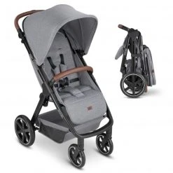 ABC Design Buggy & Sportwagen Avus mit Einhand-Faltung und höhenverstellbarem Schieber (bis 25 kg belastbar) - Tin - Kollektion 2022