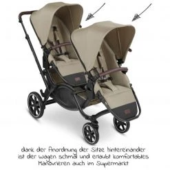 ABC Design Geschwisterwagen & Zwillingskinderwagen Zoom inkl. 2 Sportsitzen - Classic Edition - Reed - Kollektion 2023 -Deutschland Kinderwagen Verkäufe 2024 abc design geschwisterwagen zwillingskinderwagen zoom inkl 2 sportsitzen classic edition reed 12001542301 d5
