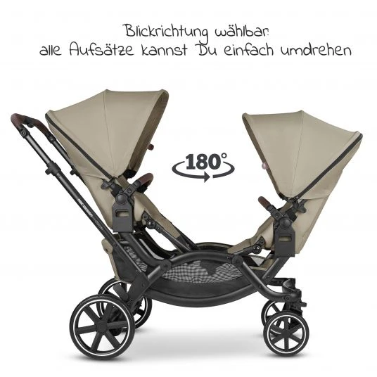 ABC Design Geschwisterwagen & Zwillingskinderwagen Zoom inkl. 2 Sportsitzen und Babywanne - Classic Edition - Reed - Kollektion 2023 7 ABC Design Geschwisterwagen & Zwillingskinderwagen Zoom inkl. 2 Sportsitzen und Babywanne - Classic Edition - Reed - Kollektion 2023 – Bild 5