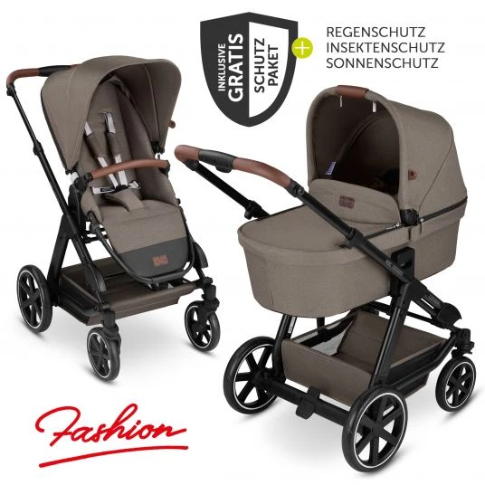 ABC Design Kombi-Kinderwagen Condor 4 - inkl. Babywanne, Sportsitz & XXL Zubehörpaket - Fashion Edition - Nature - Kollektion 2022 3 ABC Design Kombi-Kinderwagen Condor 4 - inkl. Babywanne, Sportsitz & XXL Zubehörpaket - Fashion Edition - Nature - Kollektion 2022