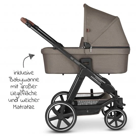 ABC Design Kombi-Kinderwagen Condor 4 - inkl. Babywanne, Sportsitz & XXL Zubehörpaket - Fashion Edition - Nature - Kollektion 2022 5 ABC Design Kombi-Kinderwagen Condor 4 - inkl. Babywanne, Sportsitz & XXL Zubehörpaket - Fashion Edition - Nature - Kollektion 2022 – Bild 3