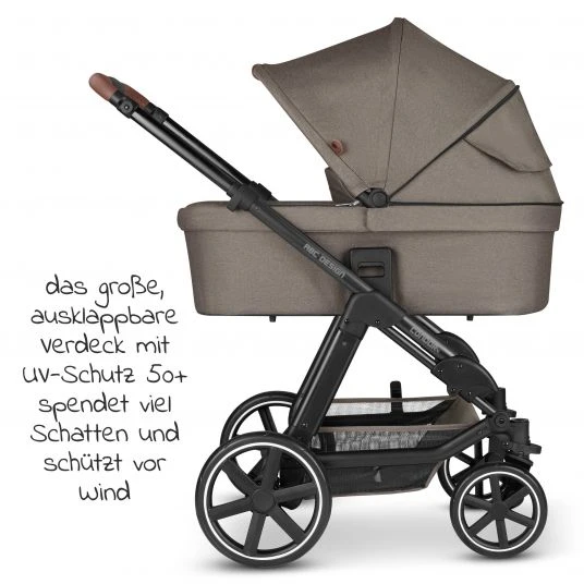 ABC Design Kombi-Kinderwagen Condor 4 - inkl. Babywanne, Sportsitz & XXL Zubehörpaket - Fashion Edition - Nature - Kollektion 2022 6 ABC Design Kombi-Kinderwagen Condor 4 - inkl. Babywanne, Sportsitz & XXL Zubehörpaket - Fashion Edition - Nature - Kollektion 2022 – Bild 4
