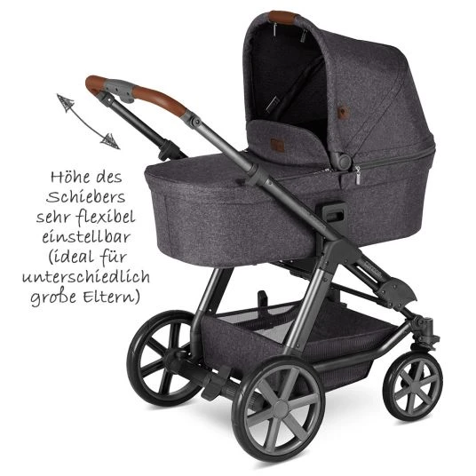 ABC Design Kombi-Kinderwagen Condor 4 - inkl. Babywanne, Sportsitz & XXL Zubehörpaket - Street 8 ABC Design Kombi-Kinderwagen Condor 4 - inkl. Babywanne, Sportsitz & XXL Zubehörpaket - Street – Bild 6