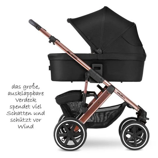ABC Design Kombi-Kinderwagen Salsa 4 Air Diamond Edition - inkl. Babywanne, Sportsitz & XXL Zubehörpaket - Rose Gold - Kollektion 2021 6 ABC Design Kombi-Kinderwagen Salsa 4 Air Diamond Edition - inkl. Babywanne, Sportsitz & XXL Zubehörpaket - Rose Gold - Kollektion 2021 – Bild 4