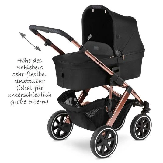 ABC Design Kombi-Kinderwagen Salsa 4 Air Diamond Edition - inkl. Babywanne, Sportsitz & XXL Zubehörpaket - Rose Gold - Kollektion 2021 8 ABC Design Kombi-Kinderwagen Salsa 4 Air Diamond Edition - inkl. Babywanne, Sportsitz & XXL Zubehörpaket - Rose Gold - Kollektion 2021 – Bild 6