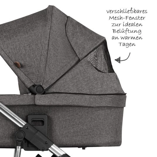 ABC Design Kombi-Kinderwagen Salsa 4 Air - inkl. Babywanne & Sportsitz - Diamond Edition - Asphalt - Kollektion 2021 6 ABC Design Kombi-Kinderwagen Salsa 4 Air - inkl. Babywanne & Sportsitz - Diamond Edition - Asphalt - Kollektion 2021 – Bild 4