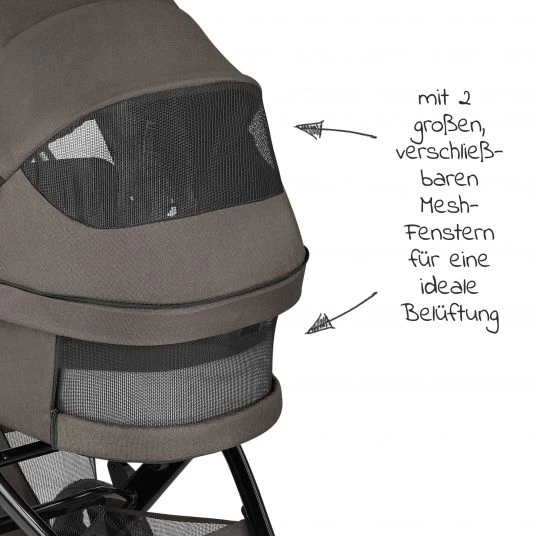 ABC Design Kombi-Kinderwagen Salsa 4 Air - inkl. Babywanne & Sportsitz - Diamond Edition - Herb - Kollektion 2023 6 ABC Design Kombi-Kinderwagen Salsa 4 Air - inkl. Babywanne & Sportsitz - Diamond Edition - Herb - Kollektion 2023 – Bild 4