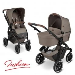 ABC Design Kombi-Kinderwagen Salsa 4 Air - inkl. Babywanne & Sportsitz - Fashion Edition - Nature - Kollektion 2022