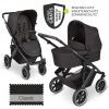 ABC Design Kombi-Kinderwagen Salsa 4 Air - inkl. Babywanne & Sportsitz mit XXL Zubehörpaket - Classic Edition - Ink - Kollektion 2023