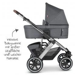 ABC Design Kombi-Kinderwagen Salsa 4 Air - inkl. Babywanne, Sportsitz und XXL Zubehör-Paket - Diamond Edition - Asphalt - Kollektion 2022 -Deutschland Kinderwagen Verkäufe 2024 abc design kombi kinderwagen salsa 4 air inkl babywanne sportsitz und xxl zubehor paket diamond edition asphalt 12003212003 zamboo set d2