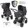 ABC Design Kombi-Kinderwagen Salsa 4 Air - inkl. Babywanne, Sportsitz und XXL Zubehör-Paket - Diamond Edition - Bubble - Kollektion 2022
