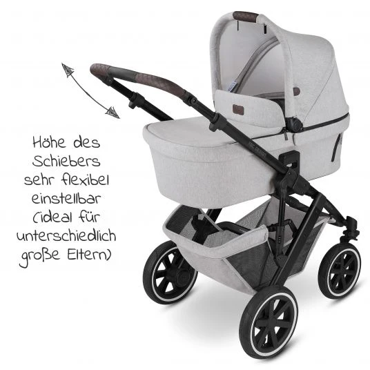 ABC Design Kombi-Kinderwagen Salsa 4 Air - inkl. Babywanne, Sportsitz und XXL Zubehör-Paket - Fashion Edition - Mineral - Kollektion 2022 6 ABC Design Kombi-Kinderwagen Salsa 4 Air - inkl. Babywanne, Sportsitz und XXL Zubehör-Paket - Fashion Edition - Mineral - Kollektion 2022 – Bild 4