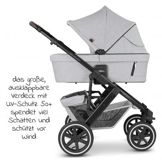 ABC Design Kombi-Kinderwagen Salsa 4 Air - inkl. Babywanne, Sportsitz und XXL Zubehör-Paket - Fashion Edition - Mineral - Kollektion 2022 7 ABC Design Kombi-Kinderwagen Salsa 4 Air - inkl. Babywanne, Sportsitz und XXL Zubehör-Paket - Fashion Edition - Mineral - Kollektion 2022 – Bild 5