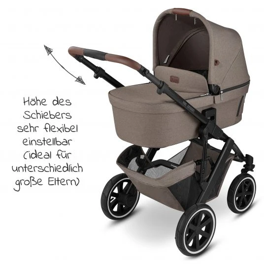 ABC Design Kombi-Kinderwagen Salsa 4 Air - inkl. Babywanne, Sportsitz und XXL Zubehör-Paket - Fashion Edition - Nature - Kollektion 2022 6 ABC Design Kombi-Kinderwagen Salsa 4 Air - inkl. Babywanne, Sportsitz und XXL Zubehör-Paket - Fashion Edition - Nature - Kollektion 2022 – Bild 4