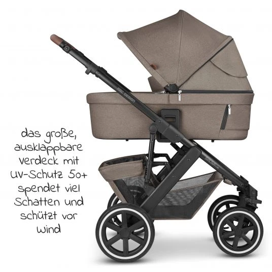 ABC Design Kombi-Kinderwagen Salsa 4 Air - inkl. Babywanne, Sportsitz und XXL Zubehör-Paket - Fashion Edition - Nature - Kollektion 2022 7 ABC Design Kombi-Kinderwagen Salsa 4 Air - inkl. Babywanne, Sportsitz und XXL Zubehör-Paket - Fashion Edition - Nature - Kollektion 2022 – Bild 5