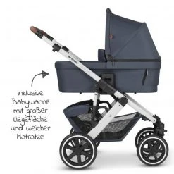 ABC Design Kombi-Kinderwagen Salsa 4 Air Set inkl. Neugeborenen-Fußsack und Wickeltasche - Classic Edition - Lake - Kollektion 2023 -Deutschland Kinderwagen Verkäufe 2024 abc design kombi kinderwagen salsa 4 air set inkl neugeborenen fusssack und wickeltasche classic edition lake 12003952303 d2