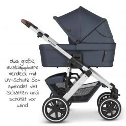 ABC Design Kombi-Kinderwagen Salsa 4 Air Set inkl. Neugeborenen-Fußsack und Wickeltasche - Classic Edition - Lake - Kollektion 2023 -Deutschland Kinderwagen Verkäufe 2024 abc design kombi kinderwagen salsa 4 air set inkl neugeborenen fusssack und wickeltasche classic edition lake 12003952303 d3