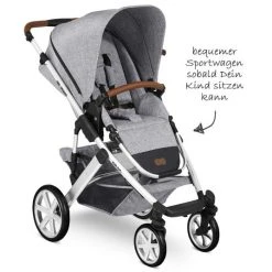 ABC Design Kombi-Kinderwagen Salsa 4 - inkl. Babywanne & Sportsitz - Graphite Grey - Kollektion 2021 -Deutschland Kinderwagen Verkäufe 2024 abc design kombi kinderwagen salsa 4 inkl babywanne sportsitz graphite grey 12001501900 d5
