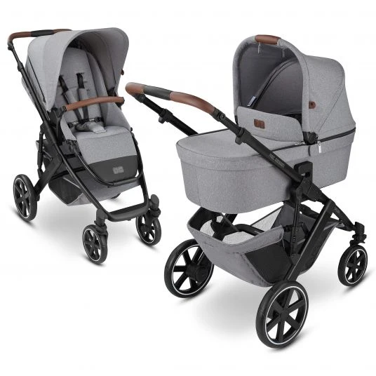 ABC Design Kombi-Kinderwagen Salsa 4 - inkl. Babywanne & Sportsitz - Tin - Kollektion 2022 3 ABC Design Kombi-Kinderwagen Salsa 4 - inkl. Babywanne & Sportsitz - Tin - Kollektion 2022