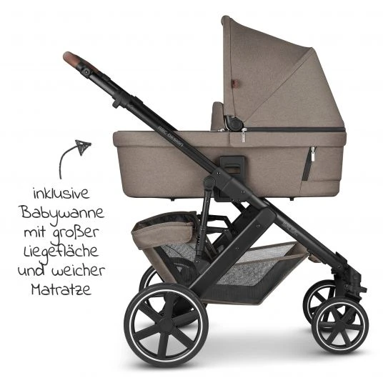 ABC Design Kombi-Kinderwagen Salsa 4 - inkl. Babywanne, Sportsitz und XXL Zubehör-Paket - Fashion Edition - Nature - Kollektion 2022 5 ABC Design Kombi-Kinderwagen Salsa 4 - inkl. Babywanne, Sportsitz und XXL Zubehör-Paket - Fashion Edition - Nature - Kollektion 2022 – Bild 3