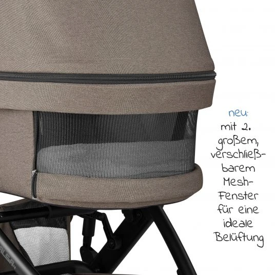 ABC Design Kombi-Kinderwagen Salsa 4 - inkl. Babywanne, Sportsitz und XXL Zubehör-Paket - Fashion Edition - Nature - Kollektion 2022 8 ABC Design Kombi-Kinderwagen Salsa 4 - inkl. Babywanne, Sportsitz und XXL Zubehör-Paket - Fashion Edition - Nature - Kollektion 2022 – Bild 6