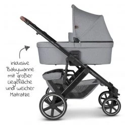 ABC Design Kombi-Kinderwagen Salsa 4 - inkl. Babywanne, Sportsitz und XXL Zubehör-Paket - Tin - Kollektion 2022 -Deutschland Kinderwagen Verkäufe 2024 abc design kombi kinderwagen salsa 4 inkl babywanne sportsitz und xxl zubehor paket tin 12001502201 zamboo set d2