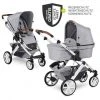 ABC Design Kombi-Kinderwagen Salsa 4 - inkl. Babywanne, Sportsitz & XXL Zubehörpaket - Graphite Grey - Kollektion 2021