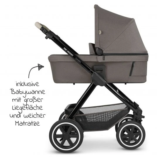 ABC Design Kombi-Kinderwagen Samba - inkl. Babywanne & Sportsitz mit XXL Zubehörpaket - Diamond Edition - Herb - Kollektion 2023 6 ABC Design Kombi-Kinderwagen Samba - inkl. Babywanne & Sportsitz mit XXL Zubehörpaket - Diamond Edition - Herb - Kollektion 2023 – Bild 4