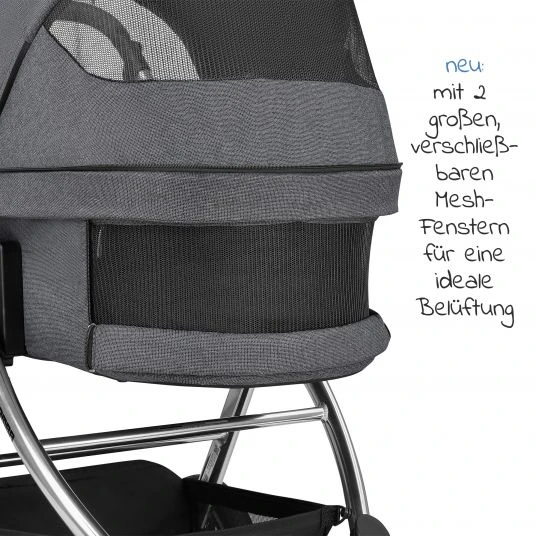 ABC Design Kombi-Kinderwagen Samba - inkl. Babywanne, Sportsitz und XXL Zubehör-Paket - Diamond Edition - Asphalt - Kollektion 2022 8 ABC Design Kombi-Kinderwagen Samba - inkl. Babywanne, Sportsitz und XXL Zubehör-Paket - Diamond Edition - Asphalt - Kollektion 2022 – Bild 6