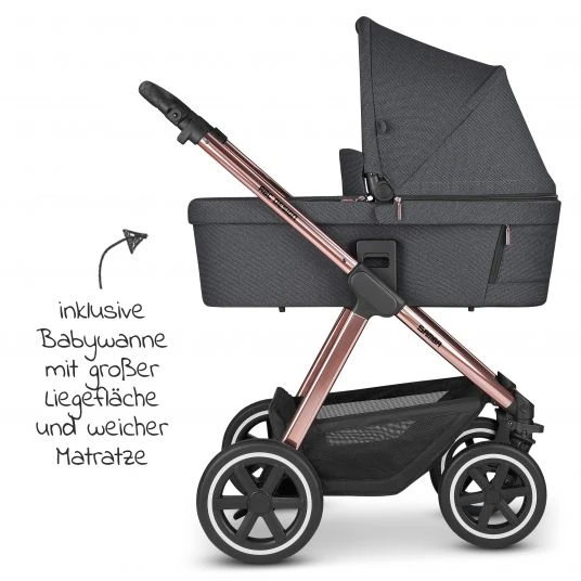 ABC Design Kombi-Kinderwagen Samba - inkl. Babywanne, Sportsitz und XXL Zubehör-Paket - Diamond Edition - Bubble - Kollektion 2022 5 ABC Design Kombi-Kinderwagen Samba - inkl. Babywanne, Sportsitz und XXL Zubehör-Paket - Diamond Edition - Bubble - Kollektion 2022 – Bild 3