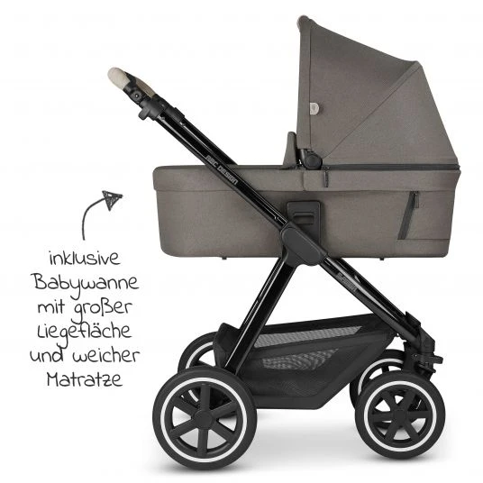 ABC Design Kombi-Kinderwagen Samba - inkl. Babywanne, Sportsitz und XXL Zubehör-Paket - Diamond Edition - Herb - Kollektion 2022 5 ABC Design Kombi-Kinderwagen Samba - inkl. Babywanne, Sportsitz und XXL Zubehör-Paket - Diamond Edition - Herb - Kollektion 2022 – Bild 3