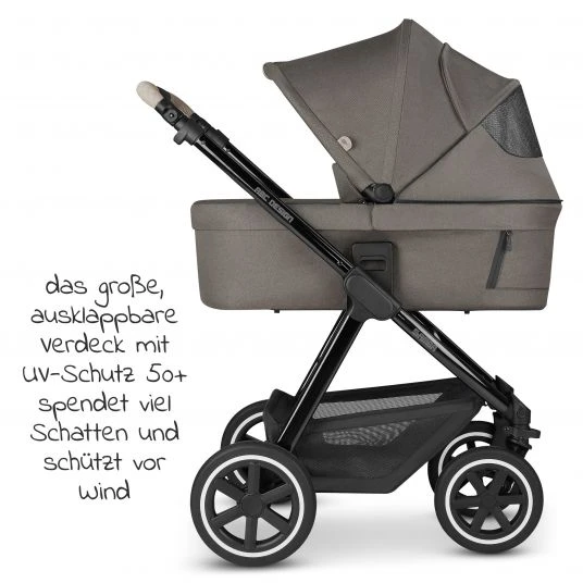 ABC Design Kombi-Kinderwagen Samba - inkl. Babywanne, Sportsitz und XXL Zubehör-Paket - Diamond Edition - Herb - Kollektion 2022 6 ABC Design Kombi-Kinderwagen Samba - inkl. Babywanne, Sportsitz und XXL Zubehör-Paket - Diamond Edition - Herb - Kollektion 2022 – Bild 4