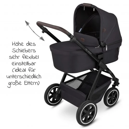 ABC Design Kombi-Kinderwagen Samba - inkl. Babywanne, Sportsitz und XXL Zubehör-Paket - Fashion Edition - Midnight - Kollektion 2022 6 ABC Design Kombi-Kinderwagen Samba - inkl. Babywanne, Sportsitz und XXL Zubehör-Paket - Fashion Edition - Midnight - Kollektion 2022 – Bild 4