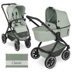 ABC Design Kombi-Kinderwagen Samba - inkl. Babywanne und Sportsitz - Classic Edition - Pine - Kollektion 2023