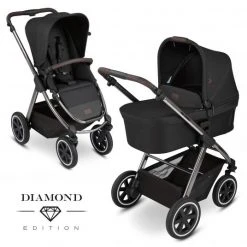 ABC Design Kombi-Kinderwagen Samba - inkl. Babywanne und Sportsitz - Diamond Edition - Dolphin - Kollektion 2022