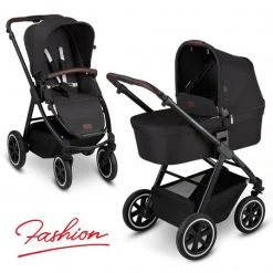 ABC Design Kombi-Kinderwagen Samba - inkl. Babywanne und Sportsitz - Fashion Edition - Midnight - Kollektion 2021