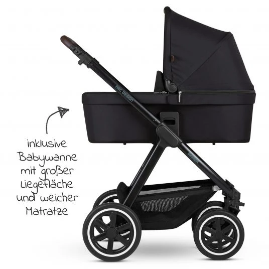 ABC Design Kombi-Kinderwagen Samba - inkl. Babywanne und Sportsitz - Fashion Edition - Midnight - Kollektion 2021 4 ABC Design Kombi-Kinderwagen Samba - inkl. Babywanne und Sportsitz - Fashion Edition - Midnight - Kollektion 2021 – Bild 2