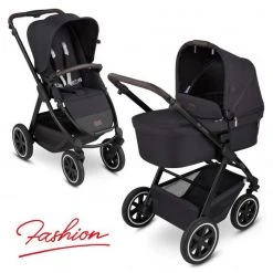 ABC Design Kombi-Kinderwagen Samba - inkl. Babywanne und Sportsitz - Fashion Edition - Midnight - Kollektion 2022