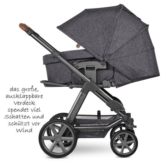 ABC Design Kombi-Kinderwagen Turbo 4 - inkl. Babywanne, Sportsitz & XXL Zubehörpaket - Street 6 ABC Design Kombi-Kinderwagen Turbo 4 - inkl. Babywanne, Sportsitz & XXL Zubehörpaket - Street – Bild 4
