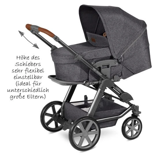 ABC Design Kombi-Kinderwagen Turbo 4 - inkl. Babywanne, Sportsitz & XXL Zubehörpaket - Street 7 ABC Design Kombi-Kinderwagen Turbo 4 - inkl. Babywanne, Sportsitz & XXL Zubehörpaket - Street – Bild 5